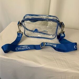 Detroit 🦁 Comerica Clear Stadium Bag Crossbody Purse NFL Game Day Strap